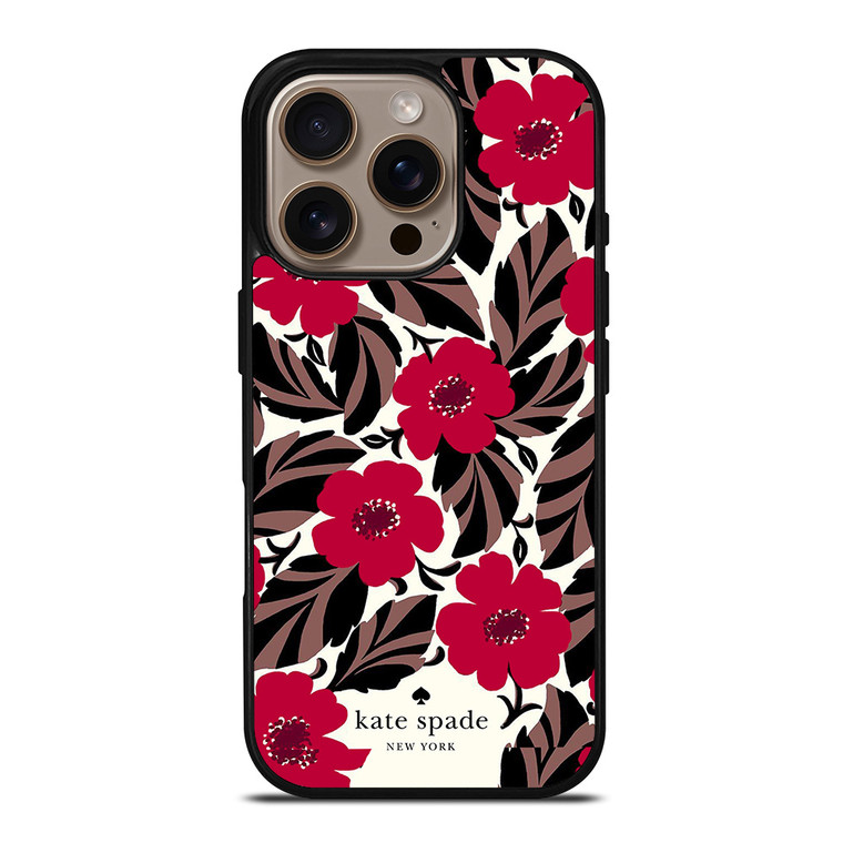 KATE SPADE FLOWER RED iPhone 16 Pro Case Cover