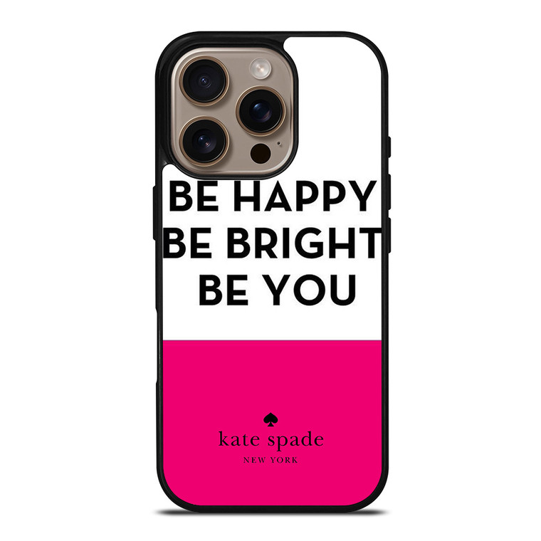 KATE SPADE NEW YORK BE HAPPY iPhone 16 Pro Case Cover