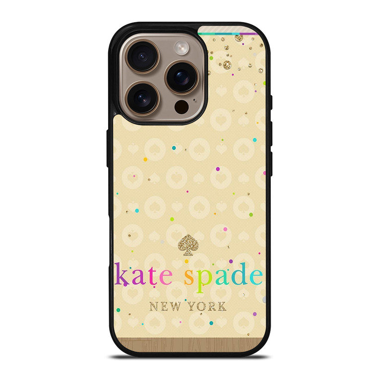 KATE SPADE NEW YORK RAINBOW CREAM iPhone 16 Pro Case Cover