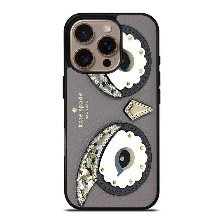 KATE SPADE OWL APPLIQUE iPhone 16 Pro Case Cover