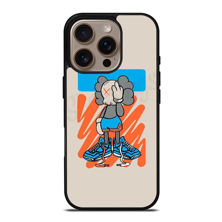 KAWS AIR JORDAN MASCOT iPhone 16 Pro Case Cover
