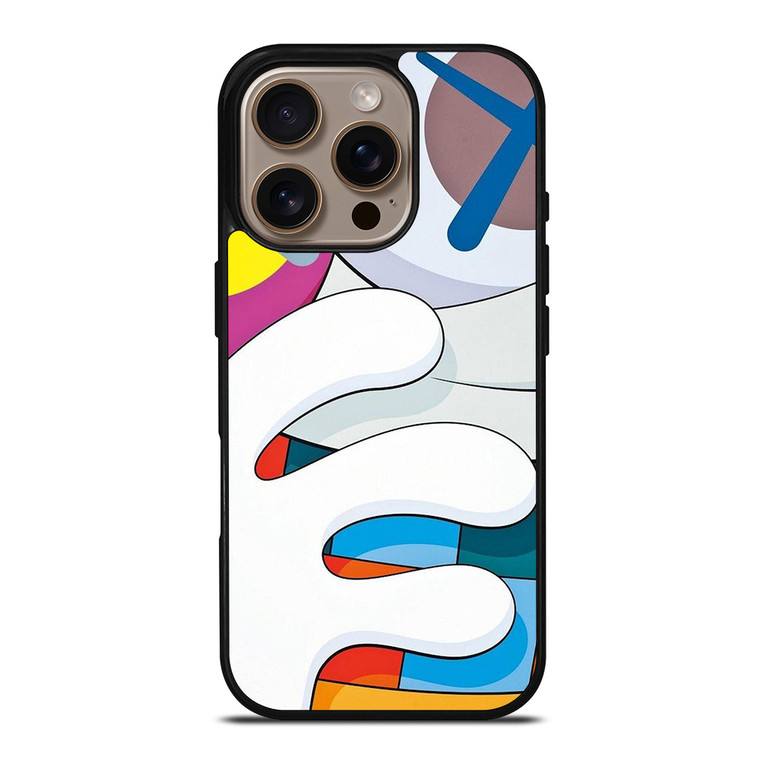 KAWS CARTOON ART iPhone 16 Pro Case Cover