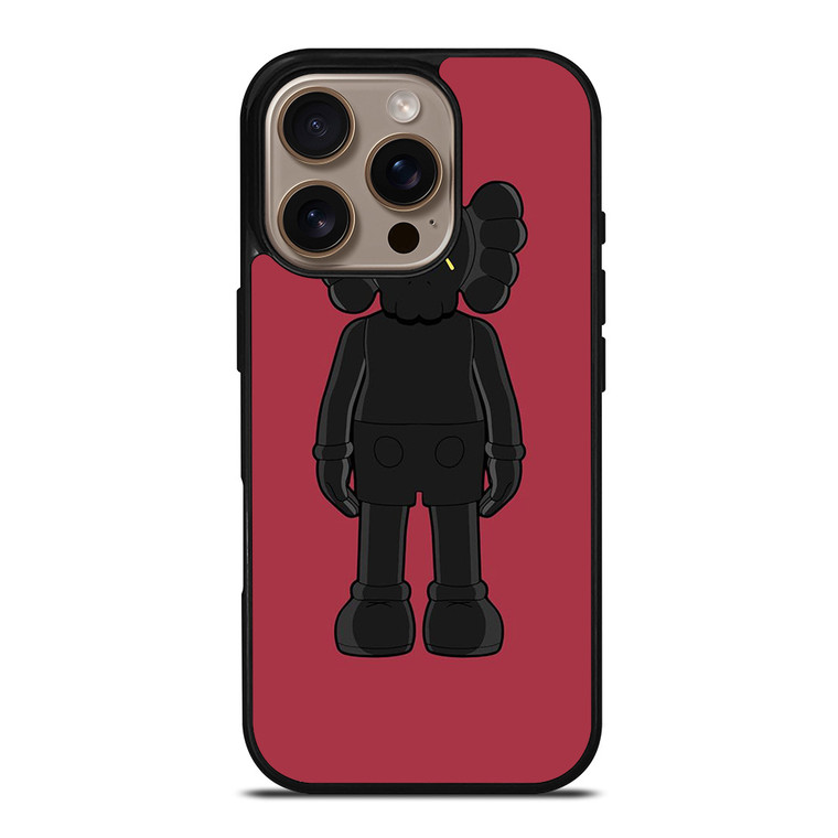KAWS RED COMPANION iPhone 16 Pro Case Cover