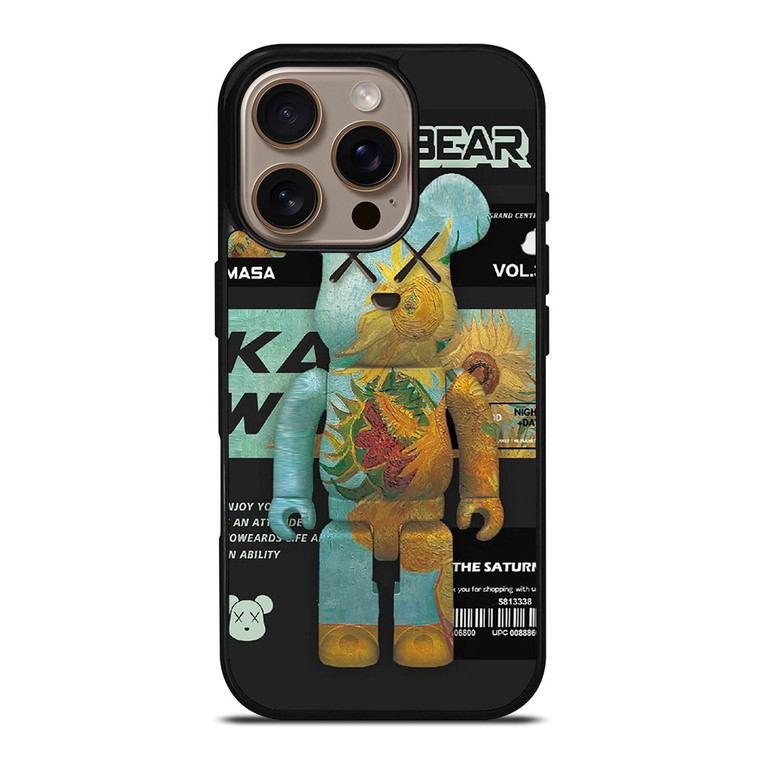 KAWS ROBOT BEAR MASA iPhone 16 Pro Case Cover