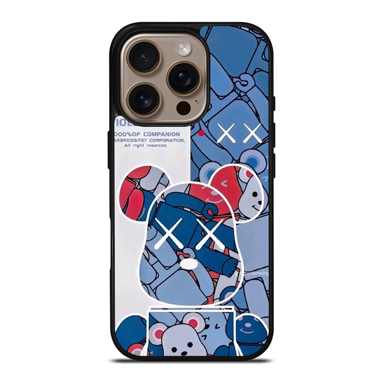 KAWS VIOLENT BEAR 2 iPhone 16 Pro Case Cover