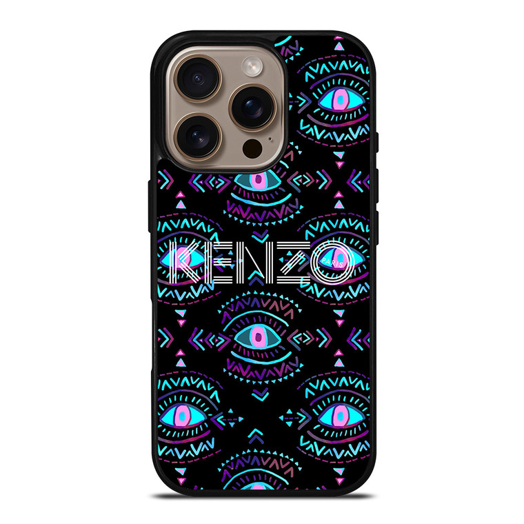 KENZO PARIS EYE PATTERN iPhone 16 Pro Case Cover