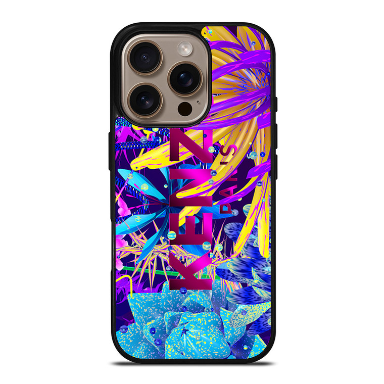 KENZO PARIS FLOWER iPhone 16 Pro Case Cover