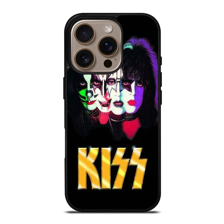 KISS BAND ROCK POSTER iPhone 16 Pro Case Cover