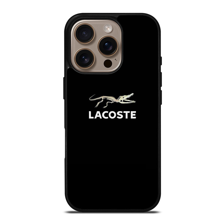 LACOSTE LOGO SKULL iPhone 16 Pro Case Cover