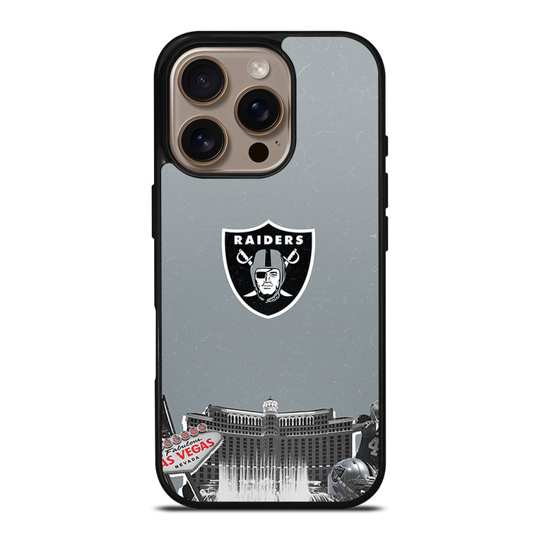 LAS VEGAS RAIDERS NFL ICON iPhone 16 Pro Case Cover