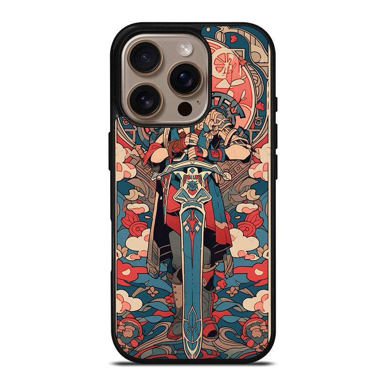 LEGEND OF ZELDA CARTOON ART iPhone 16 Pro Case Cover