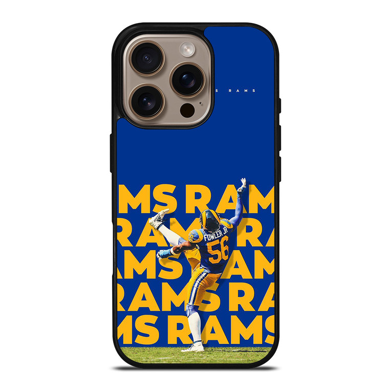 LOS ANGELES RAMS DANTE FOWLER JR iPhone 16 Pro Case Cover