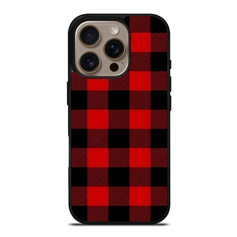 LUMBERJACK TARTAN PATTERN iPhone 16 Pro Case Cover