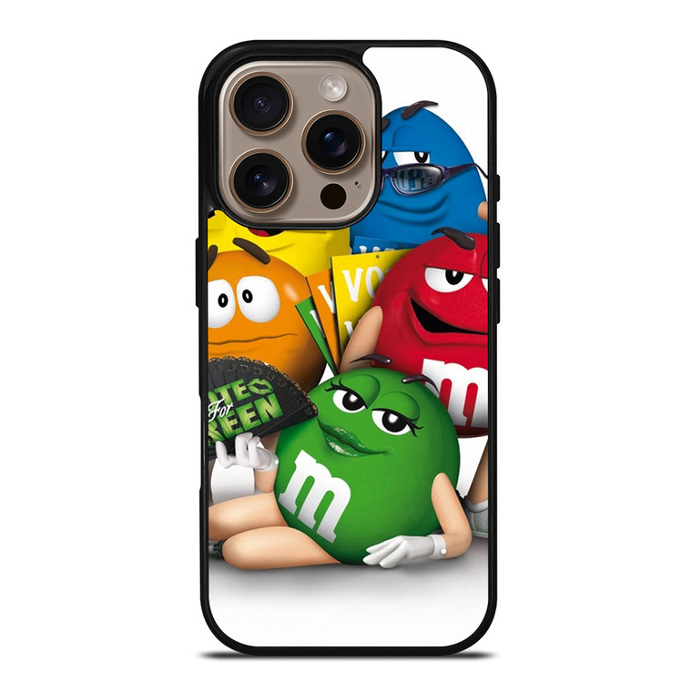 M&M'S CHOCOLATE MASCOT ALL iPhone 16 Pro Case Cover
