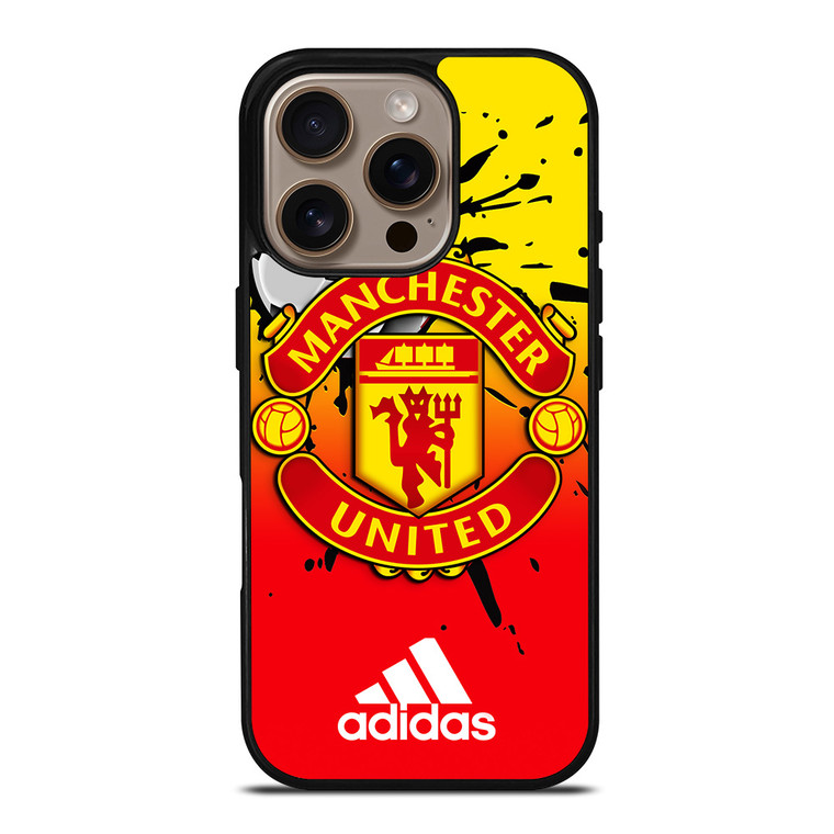 MANCHESTER UNITED FC LOGO iPhone 16 Pro Case Cover