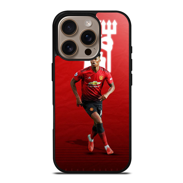 MANCHESTER UNITED MARCUS RAHFORD iPhone 16 Pro Case Cover