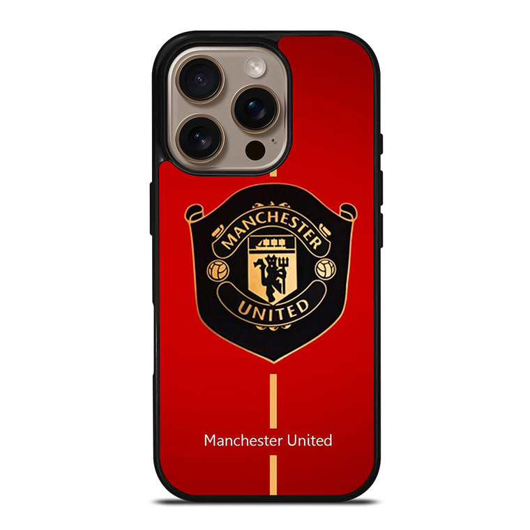 MANCHESTER UNITED MU LOGO iPhone 16 Pro Case Cover