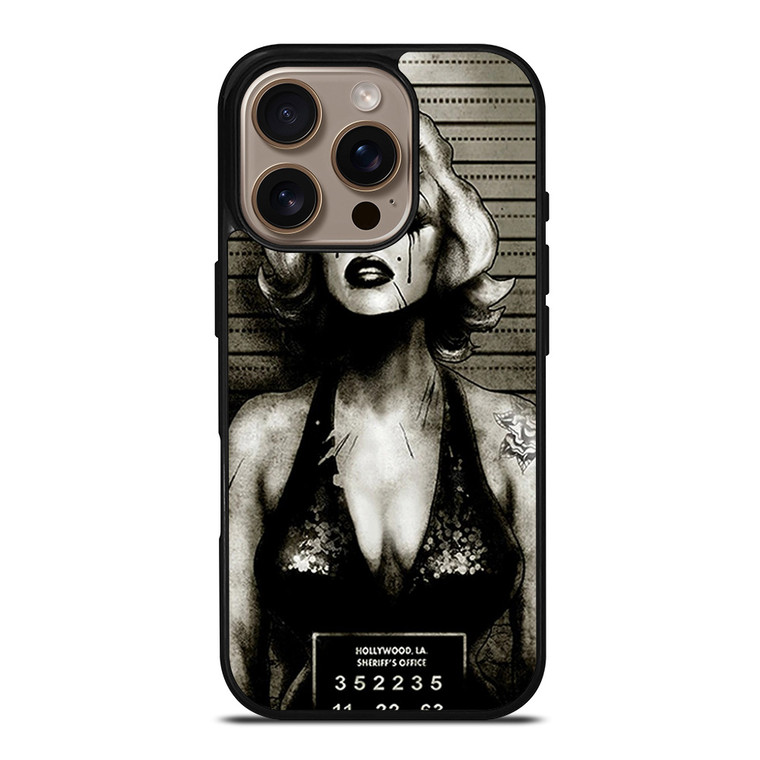 MARILYN MONROE CRIME iPhone 16 Pro Case Cover
