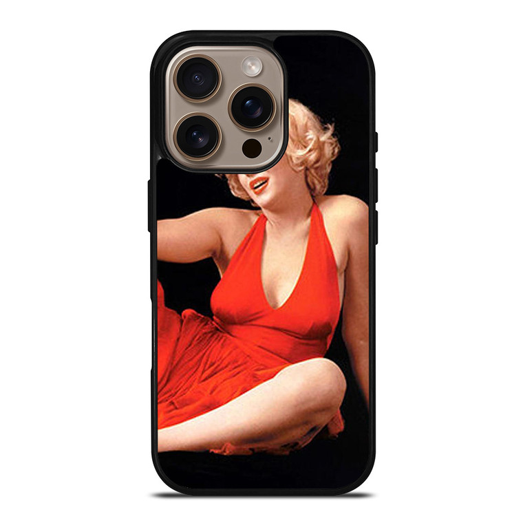 MARILYN MONROE RED DRESS iPhone 16 Pro Case Cover