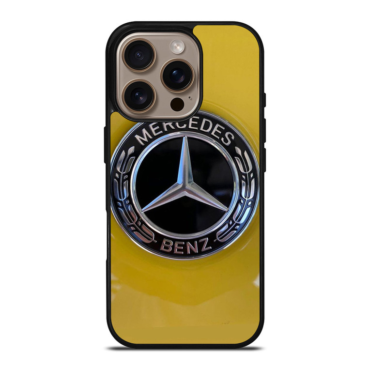 MERCEDES BENZ CAR LOGO YELLOW ICON iPhone 16 Pro Case Cover MERCEDES BENZ CAR LOGO YELLOW ICON iPhone 16 Pro Case Cover