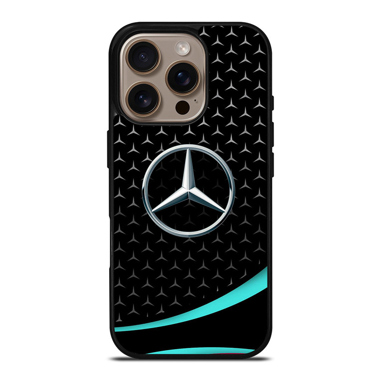 MERCEDES BENZ PATTERN LOGO iPhone 16 Pro Case Cover
