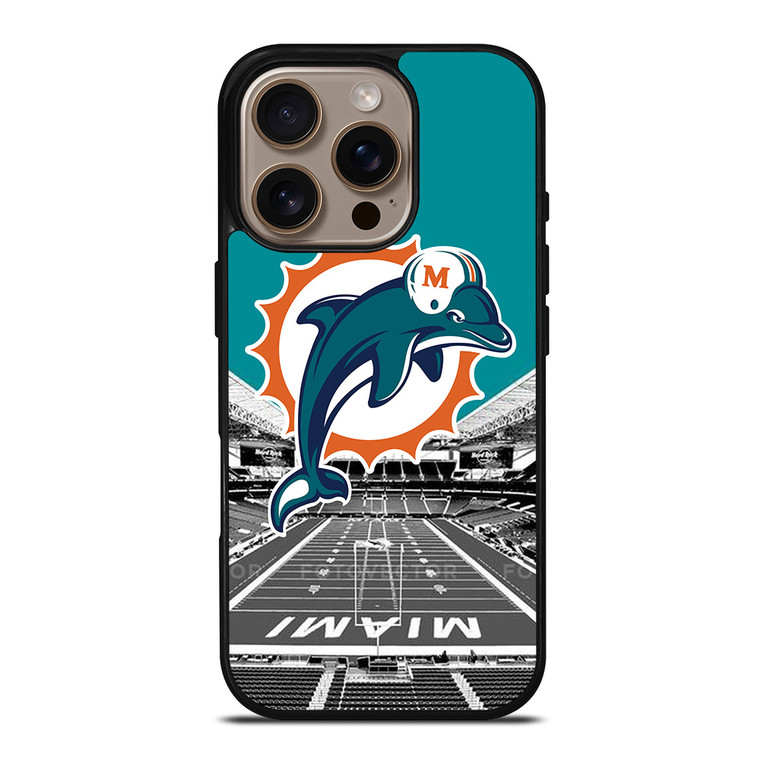 MIAMI DOLPHINS NFL FOOTBALL iPhone 16 Pro Case Cover