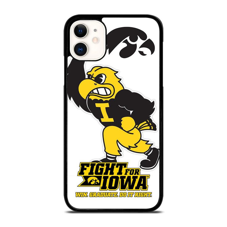 IOWA HAWKEYES MASCOT 2 iPhone 11 Case Cover