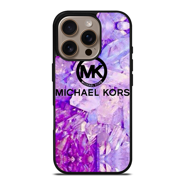 MICHAEL KORS MK LOGO EMERALD iPhone 16 Pro Case Cover