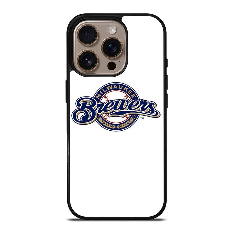 MILWAUKEE BREWERS LOGO BASEBALL TEAM ICON iPhone 16 Pro Case Cover