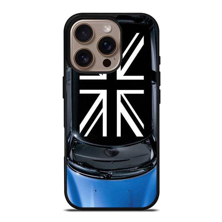 MINI COOPER UNIONS JACK BLUE iPhone 16 Pro Case Cover MINI COOPER UNIONS JACK BLUE iPhone 16 Pro Case Cover
