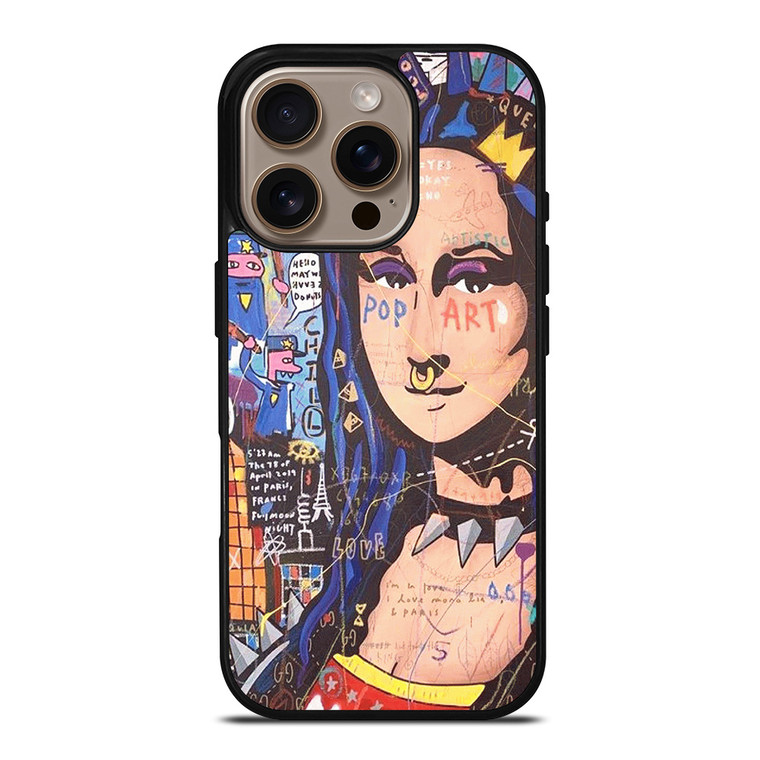 MONALISA ABSTRACT POP ART  iPhone 16 Pro Case Cover