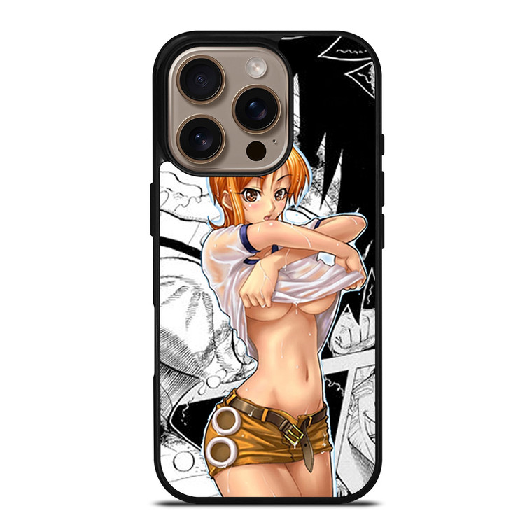NAMI SEXY ONE PIECE COMIC iPhone 16 Pro Case Cover