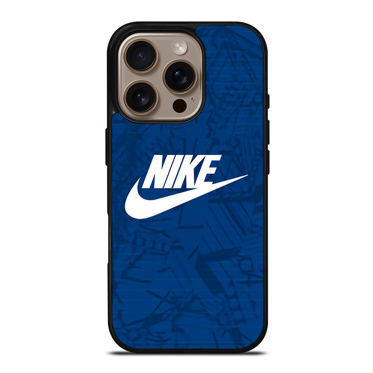 NIKE CHELSEA JERSEY PATTERN iPhone 16 Pro Case Cover