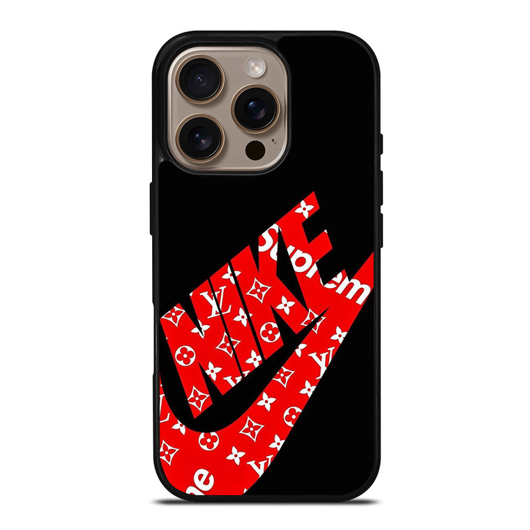 NIKE LV LOUIS VUITTON LOGO iPhone 16 Pro Case Cover