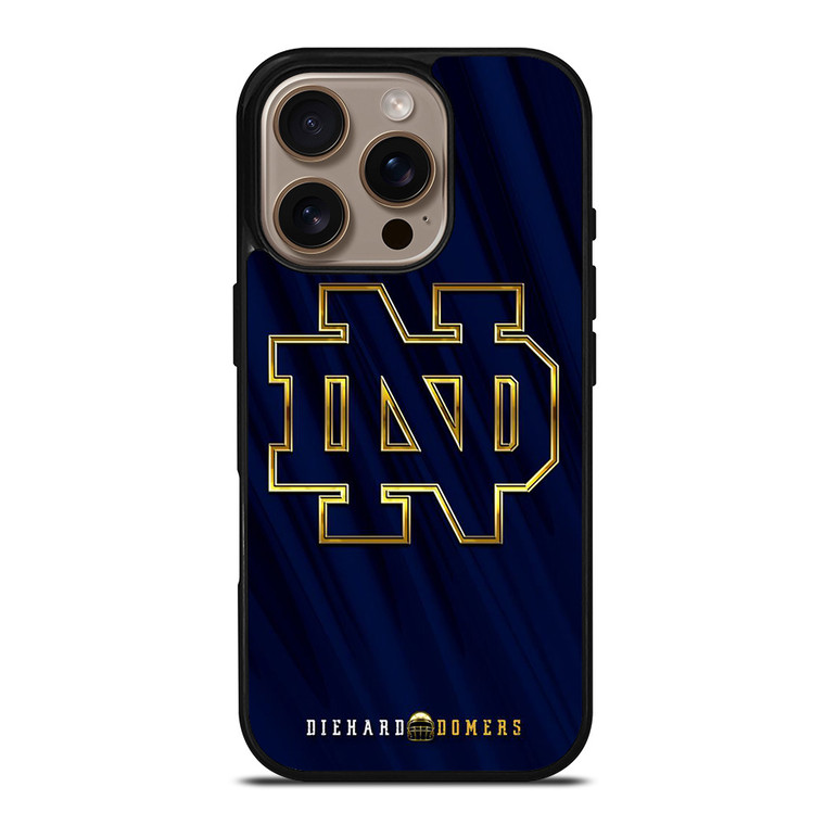 NOTRE DAME ND FOOTBALL LOGO iPhone 16 Pro Case Cover