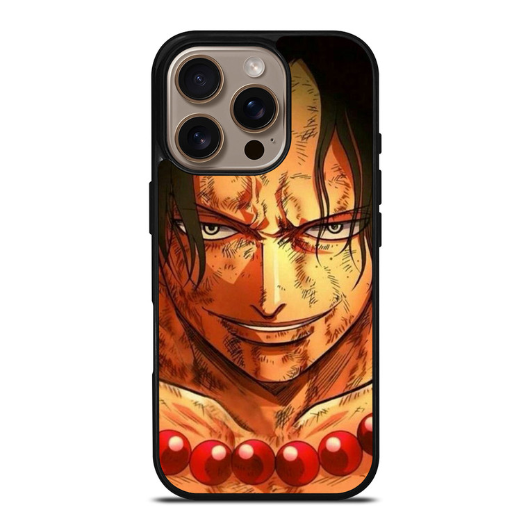ONE PIECE ACE FACE iPhone 16 Pro Case Cover