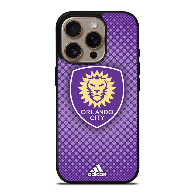 ORLANDO CITY FC SOCCER MLS ADIDAS iPhone 16 Pro Case Cover
