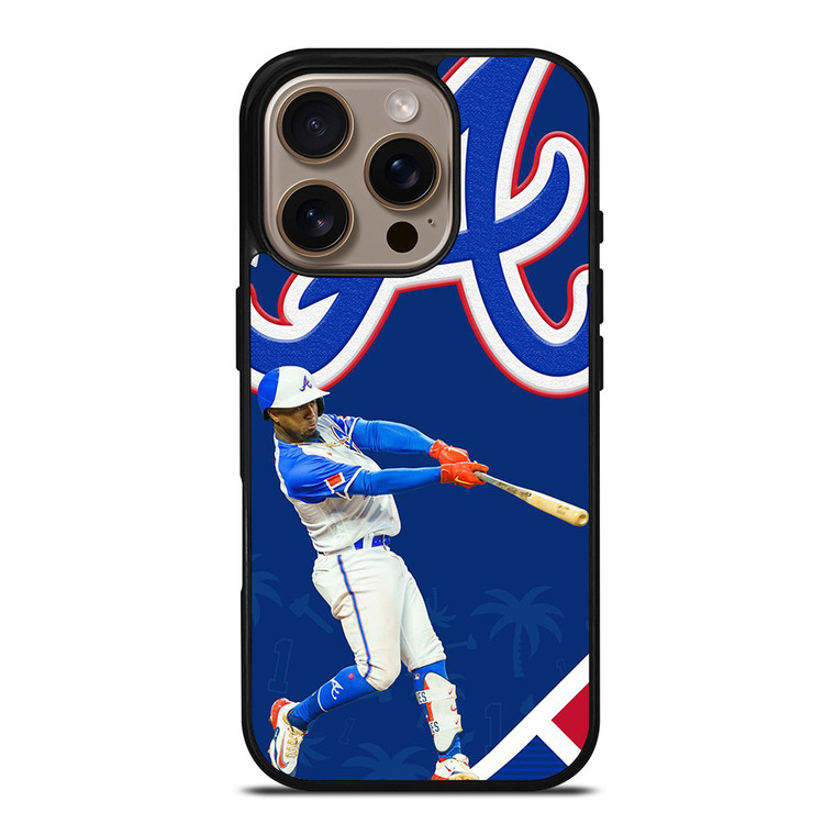 OZZIE ALBIES ATLANTA BRAVES iPhone 16 Pro Case Cover