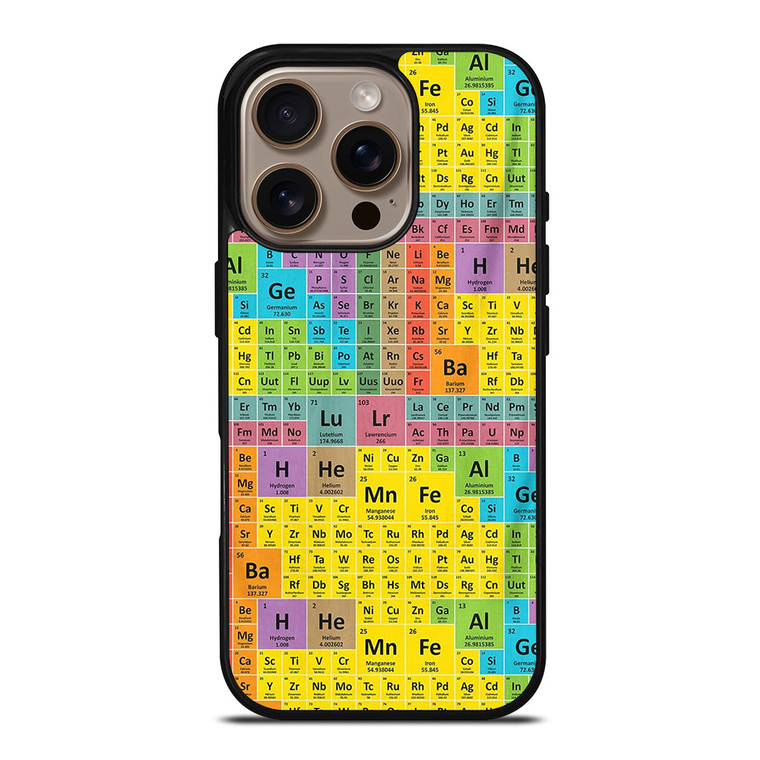 PERIODICAL TABLE SHEET iPhone 16 Pro Case Cover