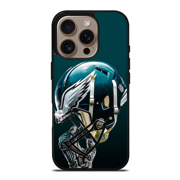 PHILADELPHIA EAGLES LOGO FOOTBALL HELMET ICON iPhone 16 Pro Case Cover