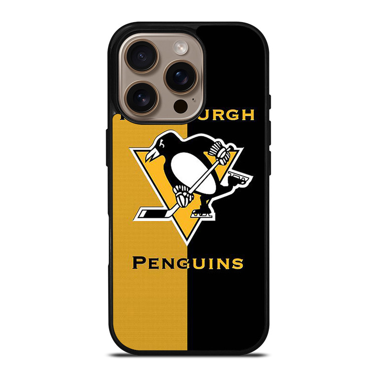 PITTSBURGH PENGUINS NHL SYMBOL iPhone 16 Pro Case Cover