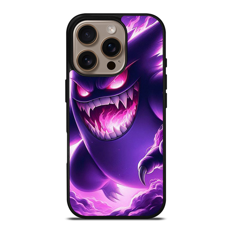 POKEMON GENGAR SINISTER POCKET MONSTER iPhone 16 Pro Case Cover