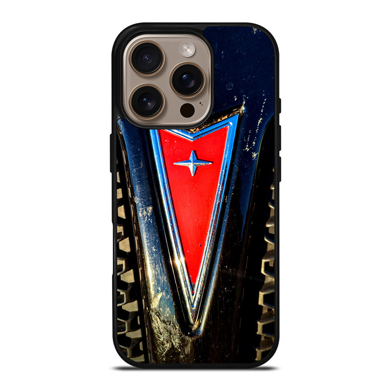 PONTIAC CAR METAL EMBLEM iPhone 16 Pro Case Cover