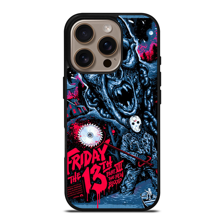 POSTER JASON FRIDAY THE 13TH  iPhone 16 Pro Case Cover