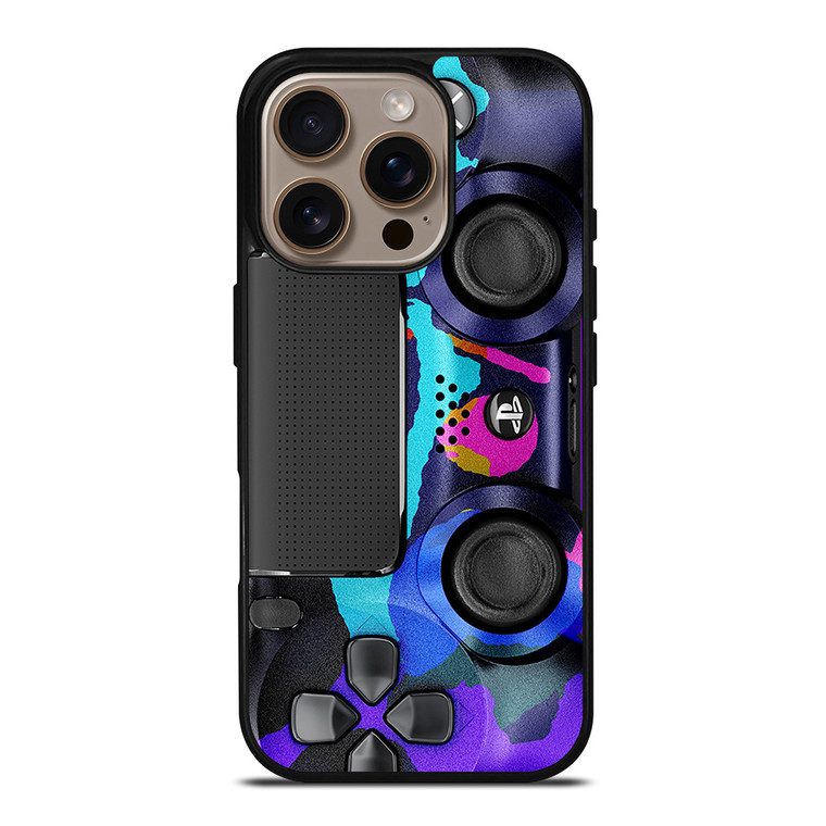PS4 CONTROLLER PLAYSTATION CAMO iPhone 16 Pro Case Cover