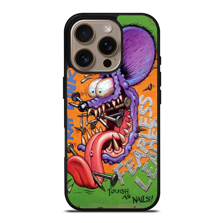 RAT FINK CARTOON FEARLESS LEADER iPhone 16 Pro Case Cover