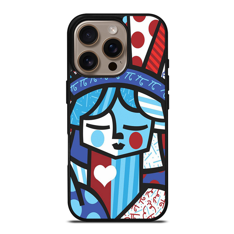 ROMERO BRITTO LIBERTY iPhone 16 Pro Case Cover
