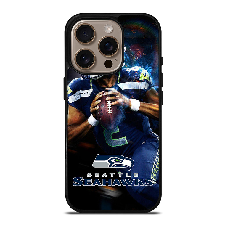 RUSSELL WILSON SEATTLE SEAHAWKS NFL iPhone 16 Pro Case Cover