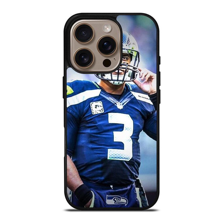 RUSSELL WILSON SEATTLE SEAHAWKS iPhone 16 Pro Case Cover