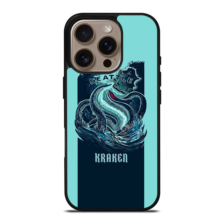 SEATTLE KRAKEN LOGO HOCKEY ICON iPhone 16 Pro Case Cover SEATTLE KRAKEN LOGO HOCKEY ICON iPhone 16 Pro Case Cover
